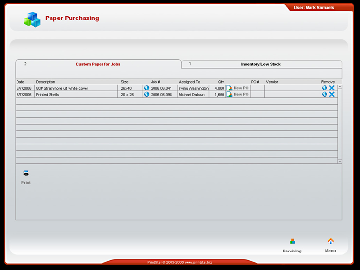 Paper Tracking screenshot